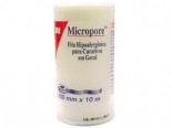 FITA MICROPORE MED.100MM X 10M  CARRETEL  3M